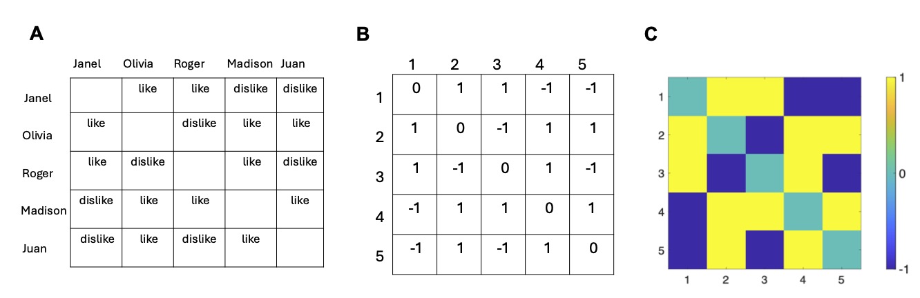 Interaction matrix